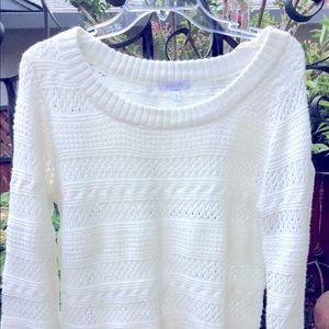 Delias White/cream sweater